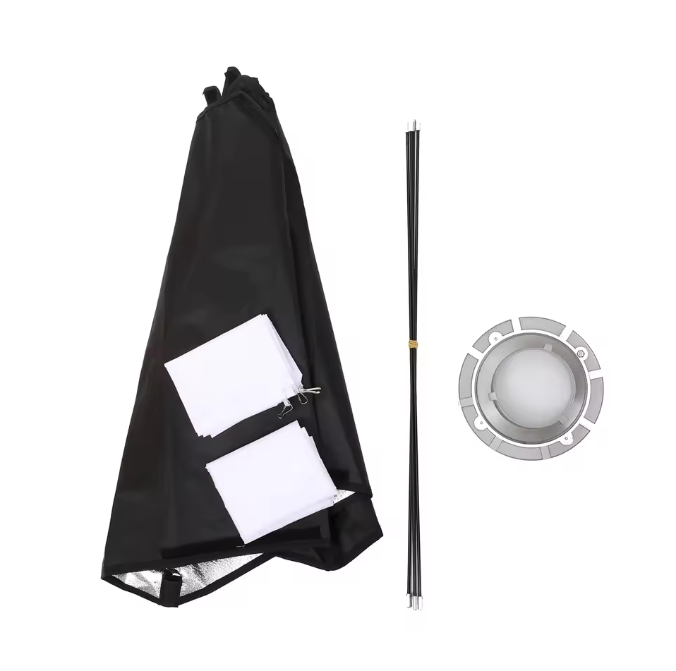 Fotulato Softbox Rectangular Reflector Lighting Bowens Mount 60x90cm - BR-6090 Gambar produk Fotulato Softbox Rectangular Reflector Lighting Bowens Mount 60x90cm - BR-6090