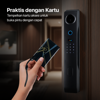 Gambar produk Glomarket Smart Door Lock Fingerprint Face Recognition Password Tuya - CS11