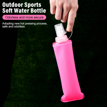 Gambar produk TaffSPORT Botol Minum Soft Flask Foldable Sport Water TPU 250ml - TF-25