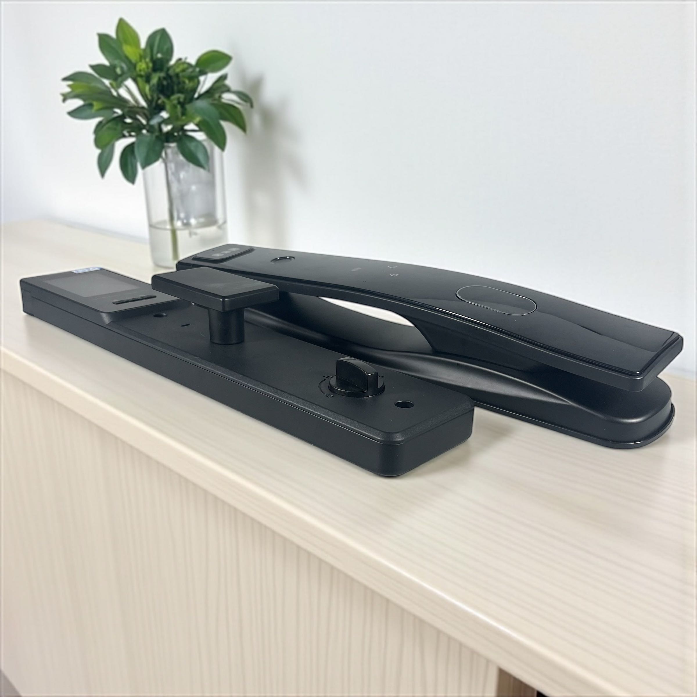 Gambar produk Joneytech Smart Door Lock Fingerprint Face Recognition App Intercom - B01RL-DJ
