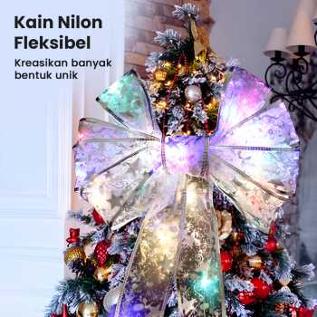 Gambar produk Partigos Lampu Hias String Lights Model Pita Natal 50 LED Multicolor - AA562