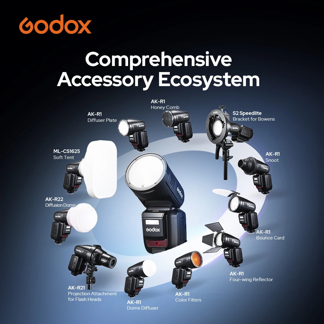 Godox Flash Camera Wireless Touchscreen Global Shutter 100Ws for Sony - V100S Gambar produk Godox Flash Camera Wireless Touchscreen Global Shutter 100Ws for Sony - V100S