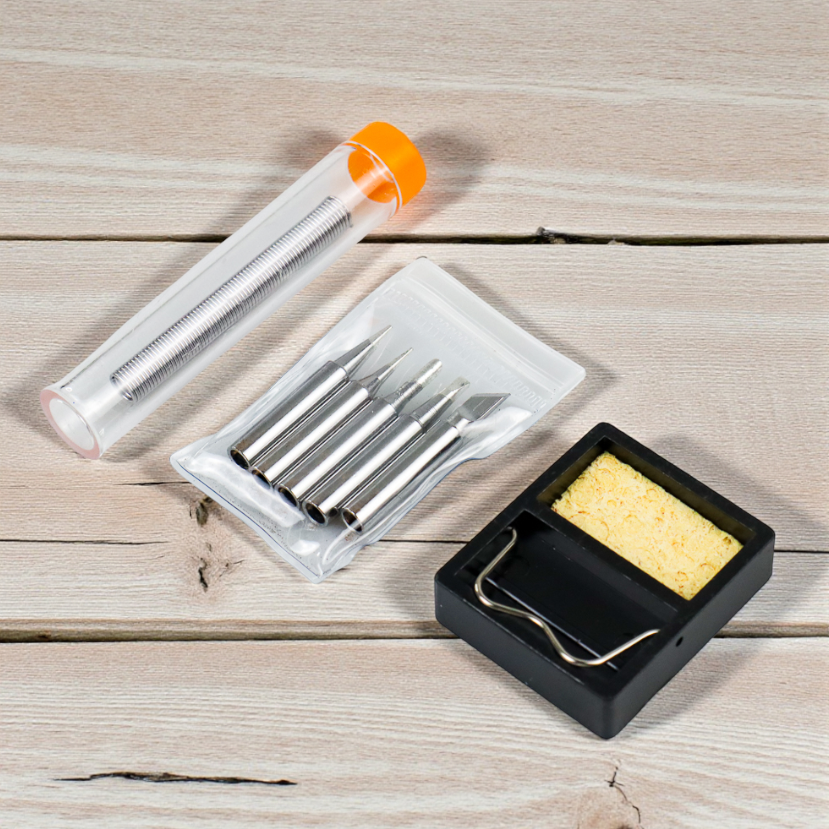 Gambar produk Taffware Peralatan Solder Kit 7in1 Soldering Iron 60W 220V - SIK-002