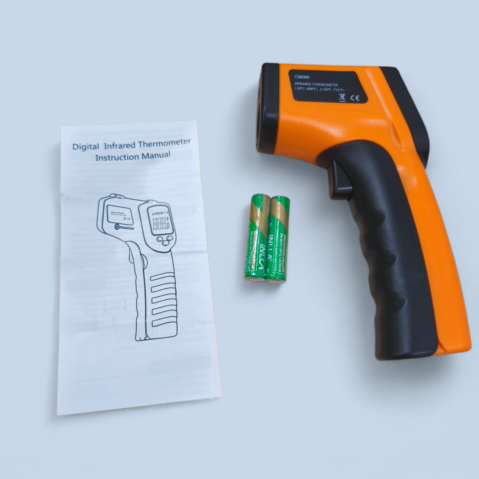 Taffware Thermogun Thermometer Industrial Laser Infrared NonContact - GM320 (CX6000 Series) Gambar produk Taffware Thermogun Thermometer Industrial Laser Infrared NonContact - GM320 (CX6000 Series)