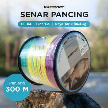 TaffSPORT Senar Tali Pancing 4 Braided Fishing Line Strong PE 300M - DM3