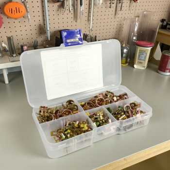 Alloet Penjepit Selang Ledeng Pipe Clamp Fastener 6-10mm 75 PCS - Q673B Gambar produk Alloet Penjepit Selang Ledeng Pipe Clamp Fastener 6-10mm 75 PCS - Q673B