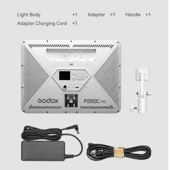 Gambar produk Godox Lampu Fill Light LED 2800-6500K Adjustable NFC 45W with APP - P260C Pro