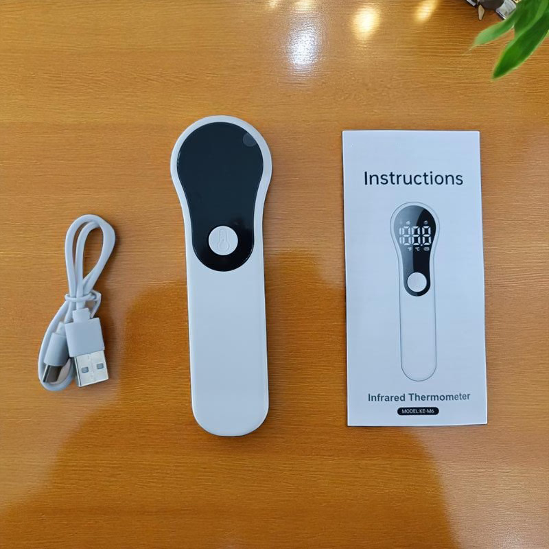 Gambar produk KEKANG Termometer Suhu Badan Digital Thermogun Infrared Dual Mode Rechargeable Version - KE-M6