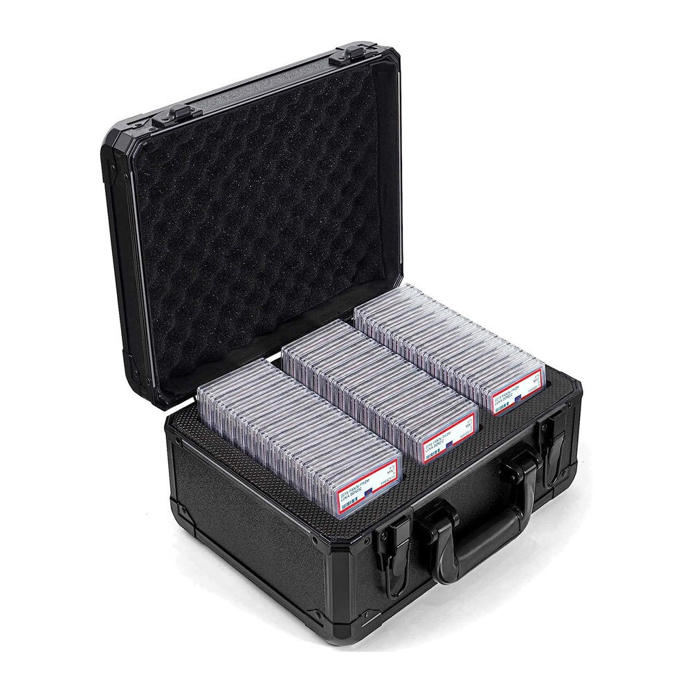 MARABO Kotak Kartu Koleksi Graded Card Case PSA Aluminium Alloy EVA - MR-345 Gambar produk MARABO Kotak Kartu Koleksi Graded Card Case PSA Aluminium Alloy EVA - MR-345