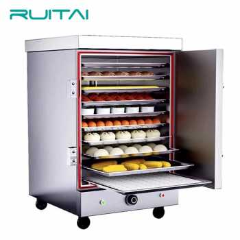 RUITAI Mesin Penanak Nasi Steamer Rice Cart 10 Tray 150 People 12kW - RT-150 Gambar produk RUITAI Mesin Penanak Nasi Steamer Rice Cart 10 Tray 150 People 12kW - RT-150