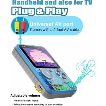 GGS Retro Portable Handheld Console 500 Game 2.4 Inch 128MB RAM - G5