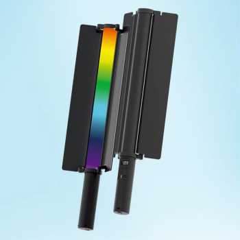 LIYADI Lampu Studio Tube Light RGBW 24 Mode OLED Display 5200mAh 24W - LP600 PRO