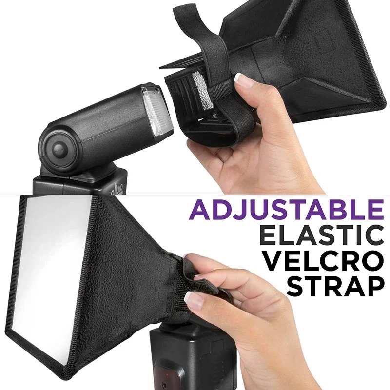 EXSKOF Kamera Flash Diffuser Softbox Square Universal Foldable 17x15cm - EXS-30 Gambar produk EXSKOF Kamera Flash Diffuser Softbox Square Universal Foldable 17x15cm - EXS-30