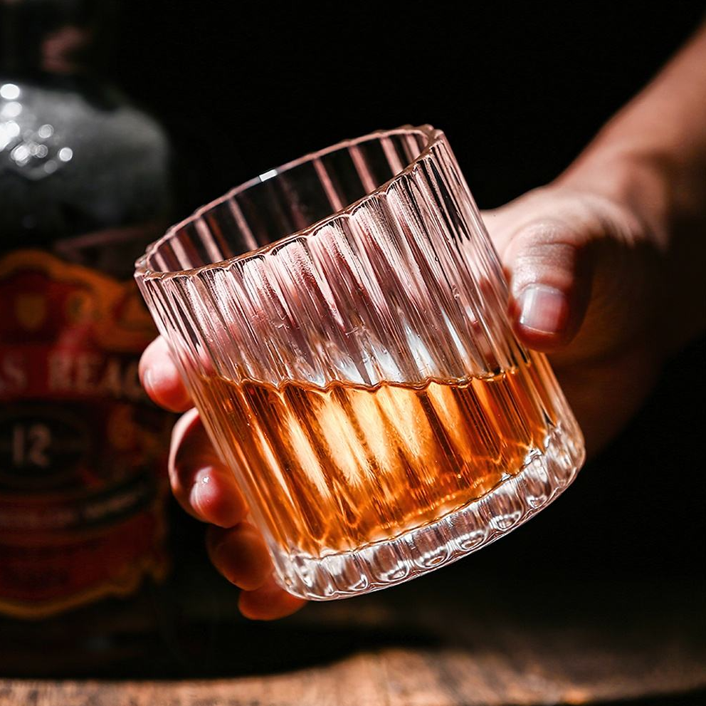 GABYNA Gelas Kaca Anggur Wine Whiskey Cocktail Glass Aesthetic 300ml - GB35 Gambar produk GABYNA Gelas Kaca Anggur Wine Whiskey Cocktail Glass Aesthetic 300ml - GB35