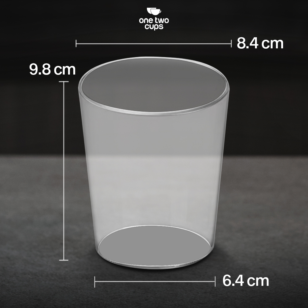 Gambar produk One Two Cups Gelas Whisky Cocktail Thin Bottom Style Rock Glass 320ml - UK32