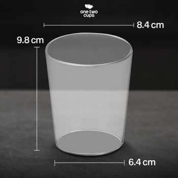 Gambar produk One Two Cups Gelas Whisky Cocktail Thin Bottom Style Rock Glass 320ml - UK32