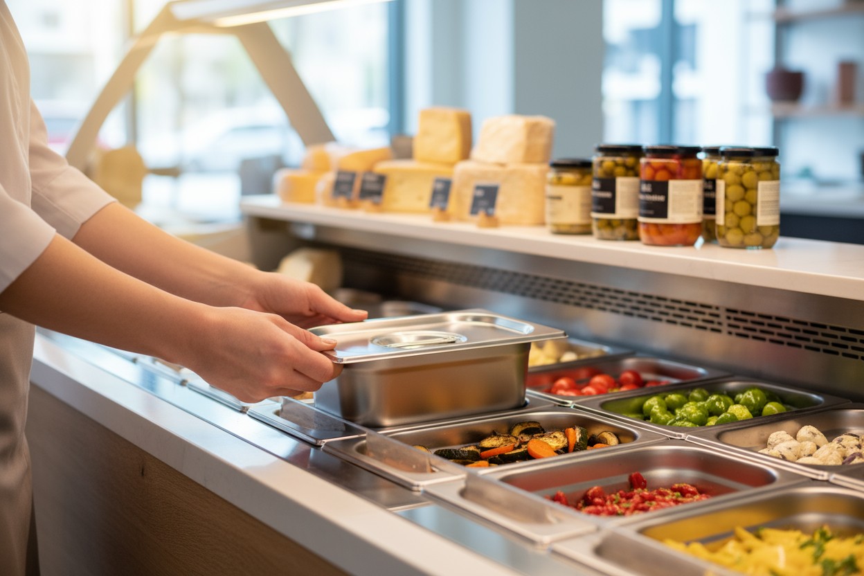 Gambar produk One Two Cups Food Pan Stainless Steel Wadah Makanan Prasmanan 1/3x10cm - GN-201