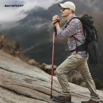 Gambar produk TaffSPORT Tongkat Hiking Telescopic Trekking Pole Aluminium 135cm - X-11