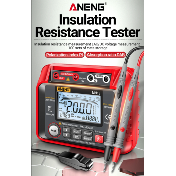 Gambar produk ANENG Digital Megohmmeter Multifungsi Voltage Tester 2500V - MH13