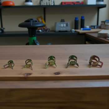 Alloet Penjepit Selang Ledeng Pipe Clamp Fastener 6-10mm 75 PCS - Q673B Gambar produk Alloet Penjepit Selang Ledeng Pipe Clamp Fastener 6-10mm 75 PCS - Q673B