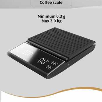 JANEYA Timbangan Kopi Digital Timer Coffee Scale 3kg 0.1g USB Charge - EK6012 Gambar produk JANEYA Timbangan Kopi Digital Timer Coffee Scale 3kg 0.1g USB Charge - EK6012