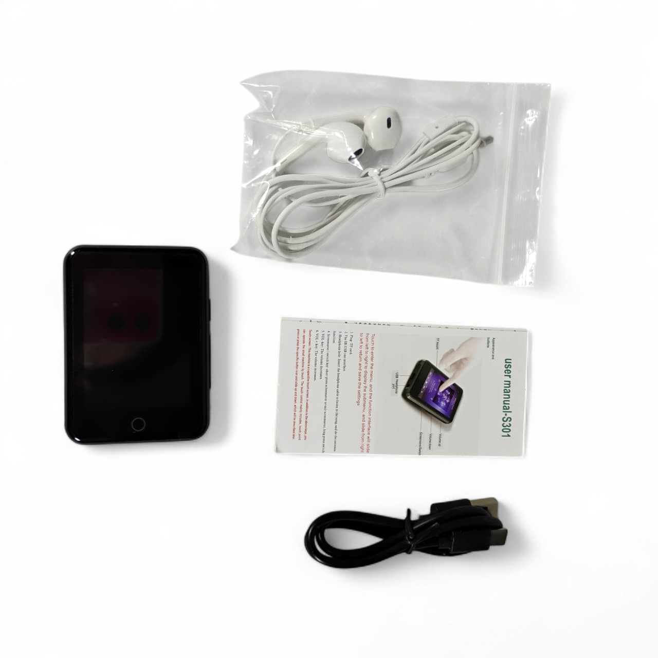 Gambar produk AIRME MP3 Digital Audio Player Bluetooth Touch Screen 300mAh - S301