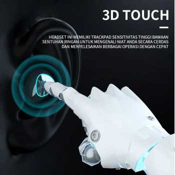 Gambar produk GLARIXA Earphone Bluetooth 5.4 TWS In Ear HiFi Sound Waterproof 400mAh - M10-02