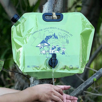 Gambar produk WATORU Kantong Air Minum Lipat Multifungsi Portable Water Bag 8L - W8000