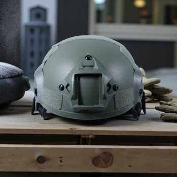 Gambar produk TaffSPORT Helm Tactical Airsoft Gun Paintball CS SWAT Helmet - MICH2000