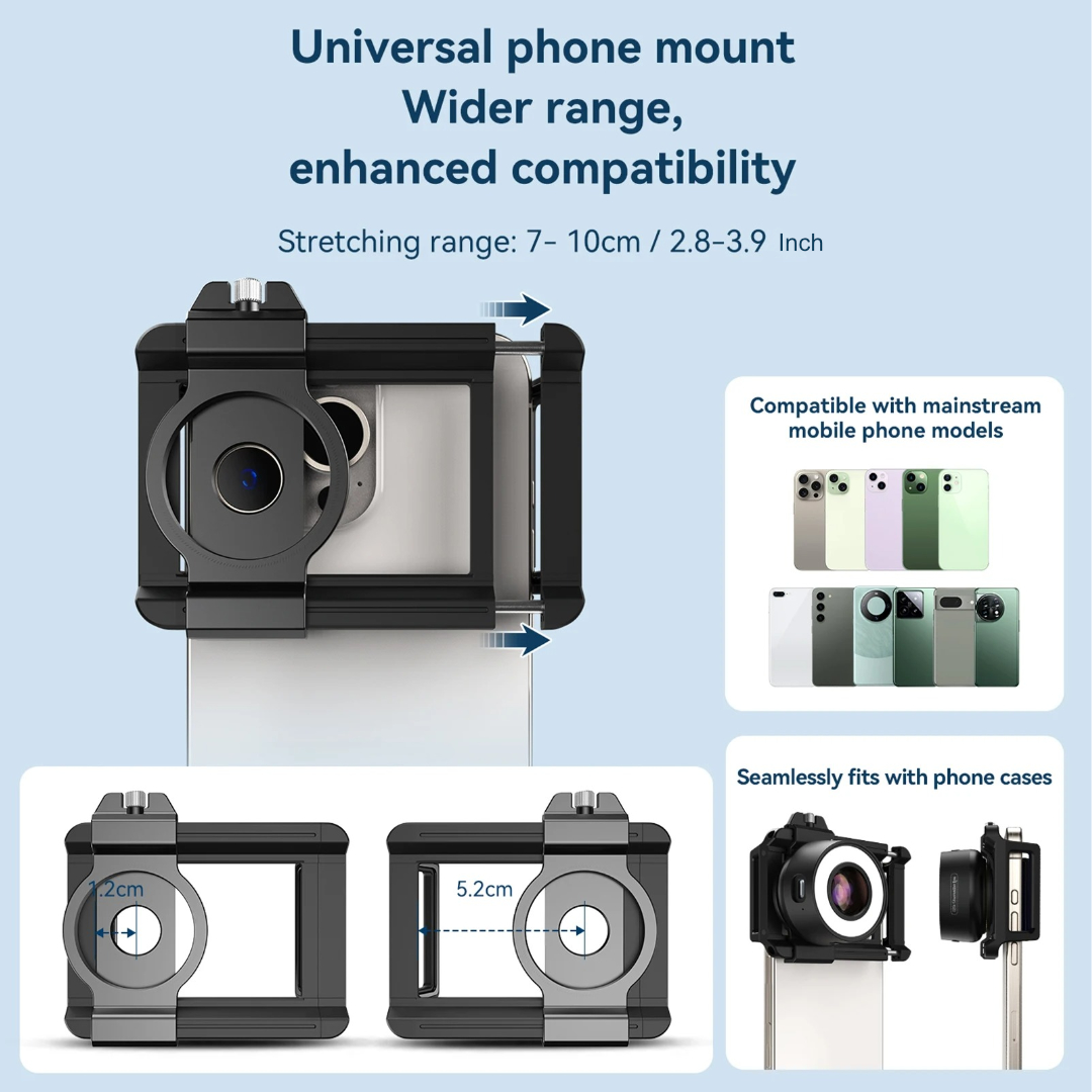 Gambar produk APEXEL Lensa Kamera HP Smartphone Microscope 120X LED UV Light 110mAh - APL-MS120