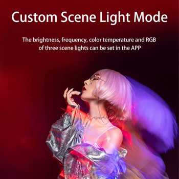Gambar produk LIYADI Lampu Studio Tube Light RGBW 24 Mode OLED Display 5200mAh 24W - LP600 PRO