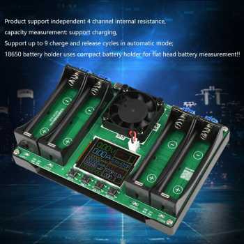 DIYMORE Tester Baterai 18650 LCD Display 4 Channel Type C 5V - DIY-400