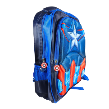 Gambar produk JINMA HONGJIA Tas Sekolah Anak Karakter Kartun Captain America S - KKH001