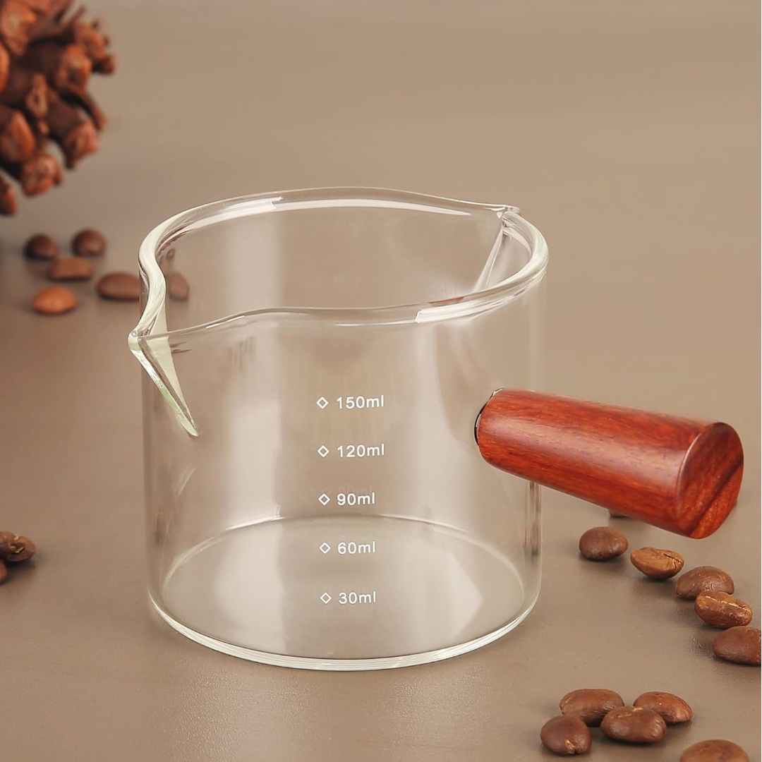 JAJKA Gelas Takar Kopi Espresso Shot Measuring Cup Double Mouth 150ml - JK-150 Gambar produk JAJKA Gelas Takar Kopi Espresso Shot Measuring Cup Double Mouth 150ml - JK-150