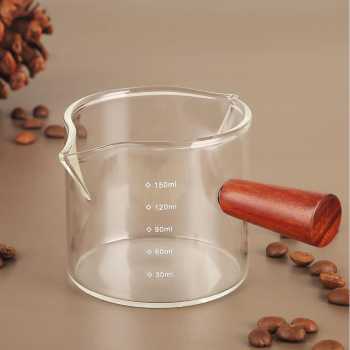 Gambar produk JAJKA Gelas Takar Kopi Espresso Shot Measuring Cup Double Mouth 150ml - JK-150