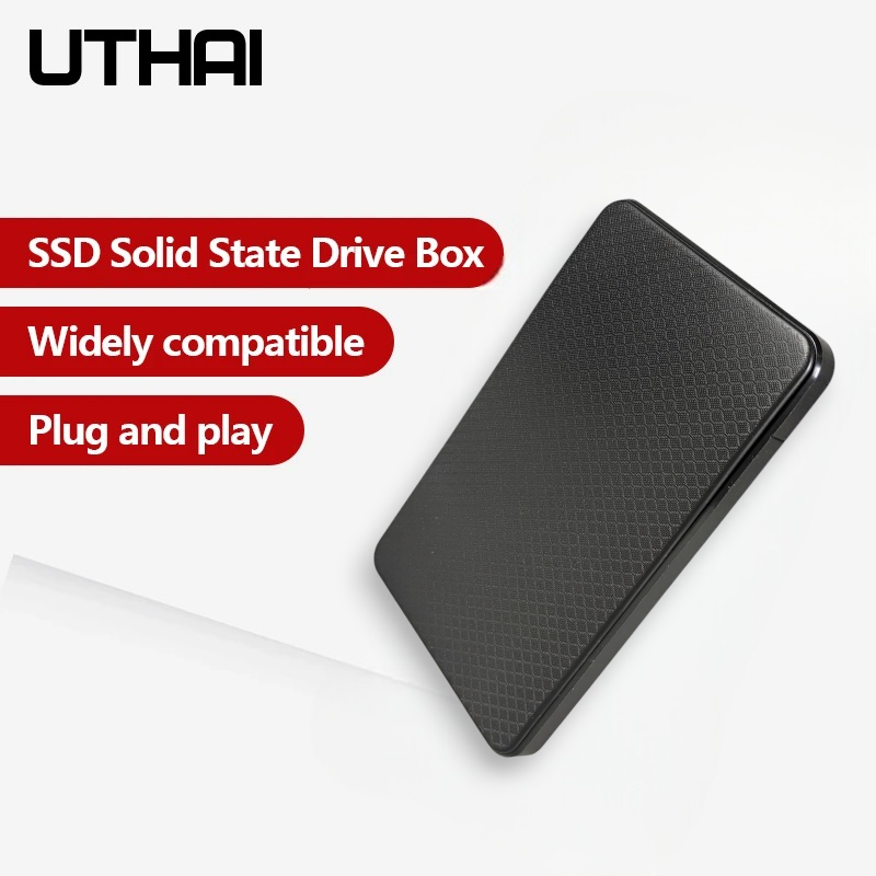 Gambar produk UTHAI Hard Drive SATA SSD Enclosure 2.5 Inch USB Micro B 3.0 5Gbps - SO1-25