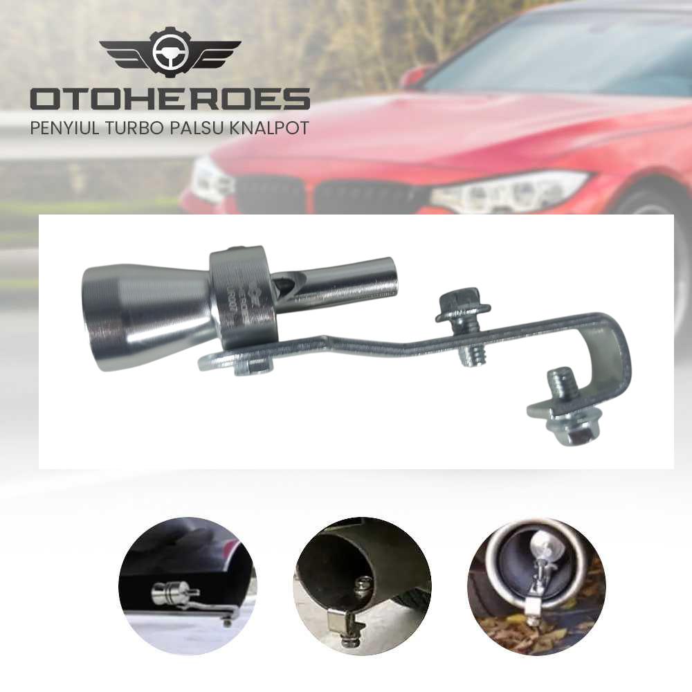 OTOHEROES Penyiul Turbo Palsu Knalpot Mobil Car Whistler 1000-2400cc S - TUR007 Gambar produk OTOHEROES Penyiul Turbo Palsu Knalpot Mobil Car Whistler 1000-2400cc S - TUR007