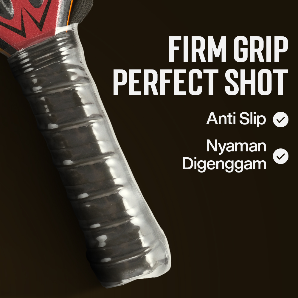 Gambar produk CWIN VULKAN Raket Padel Teardrop 12K Carbon Fiber 3.8cm Thickness 365g - 5025