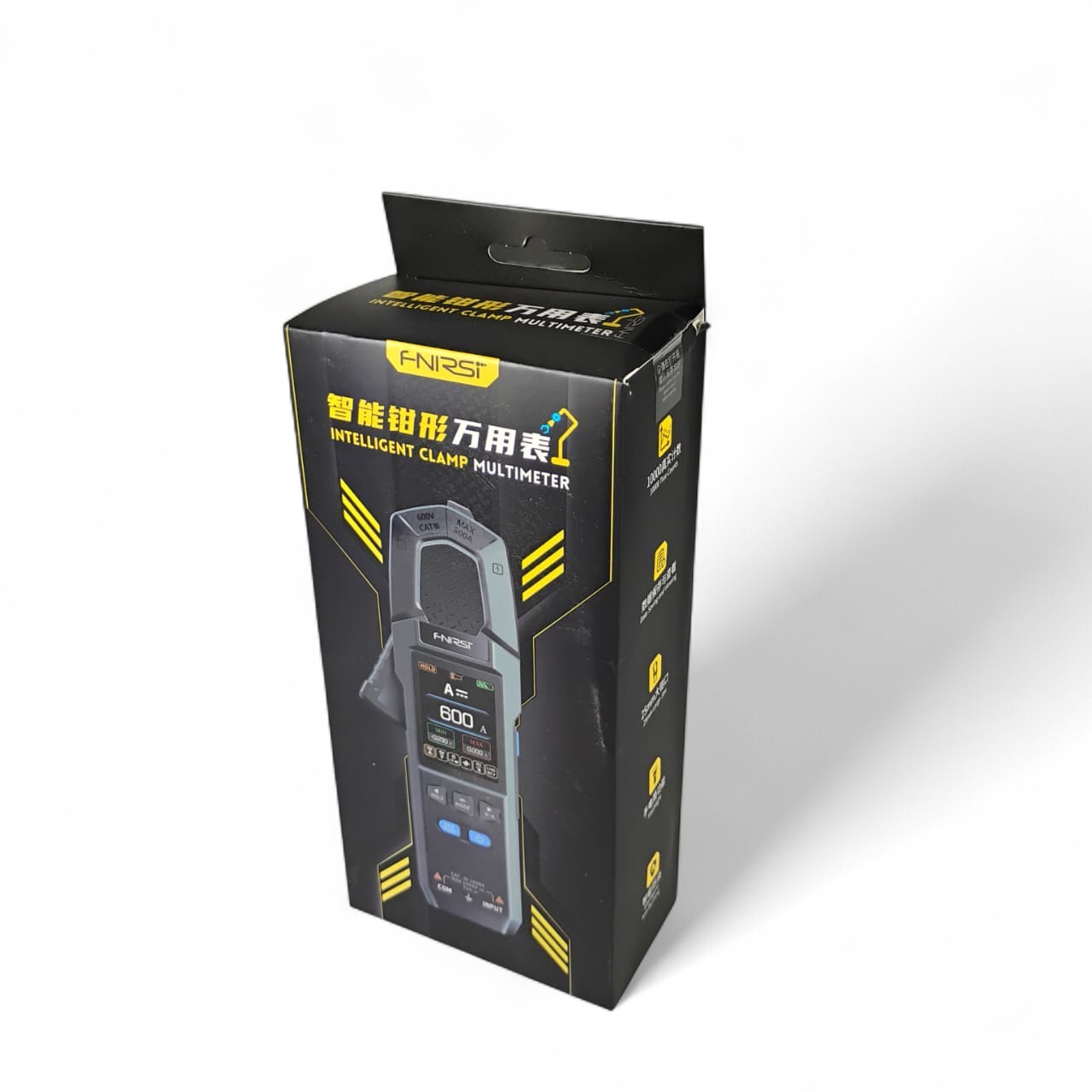 Gambar produk FNIRSI Digital Multimeter Tang Ampere Voltage NCV Tester Clamp 600A - DMC-100