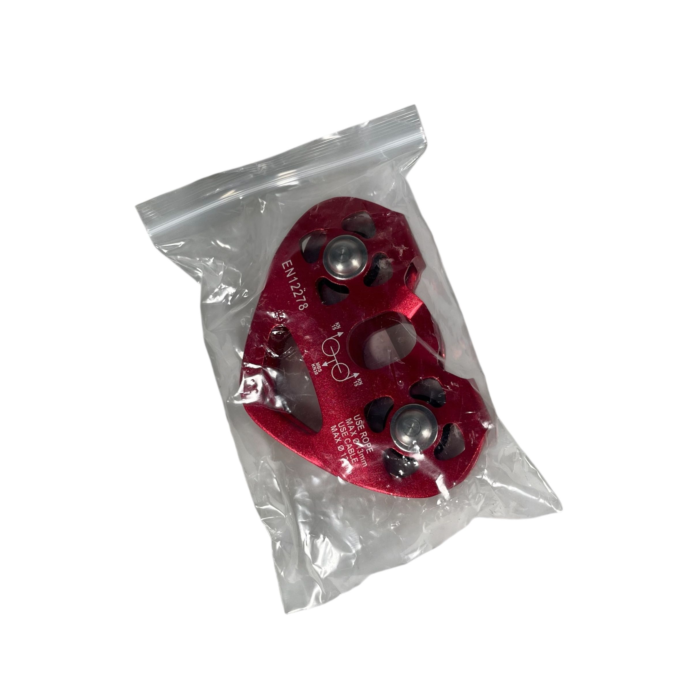 Gambar produk TaffSPORT Double Pulley Tandem Zipline Smooth Surface Aluminium 30kN - ZWA006