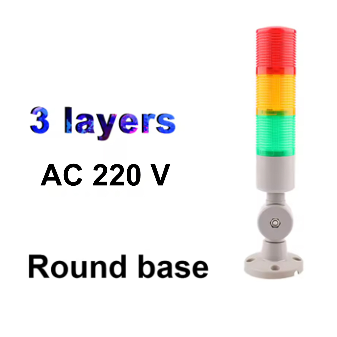 DIANQI Lampu Menara LED Signal Warning Light Operation Fault Silent AC 220V - DQ-300 Gambar produk DIANQI Lampu Menara LED Signal Warning Light Operation Fault Silent AC 220V - DQ-300