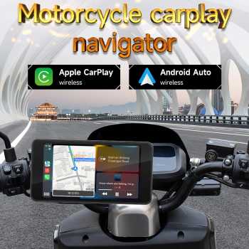 BQCC Motorcycle Smart Screen CarPlay Android Auto Waterproof 4.7 Inch - B5341