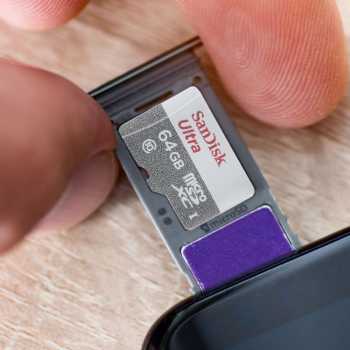 Gambar produk SanDisk Ultra microSDHC/SDXC UHS-I Class 10 100MB/s 64GB - SDSQUNR