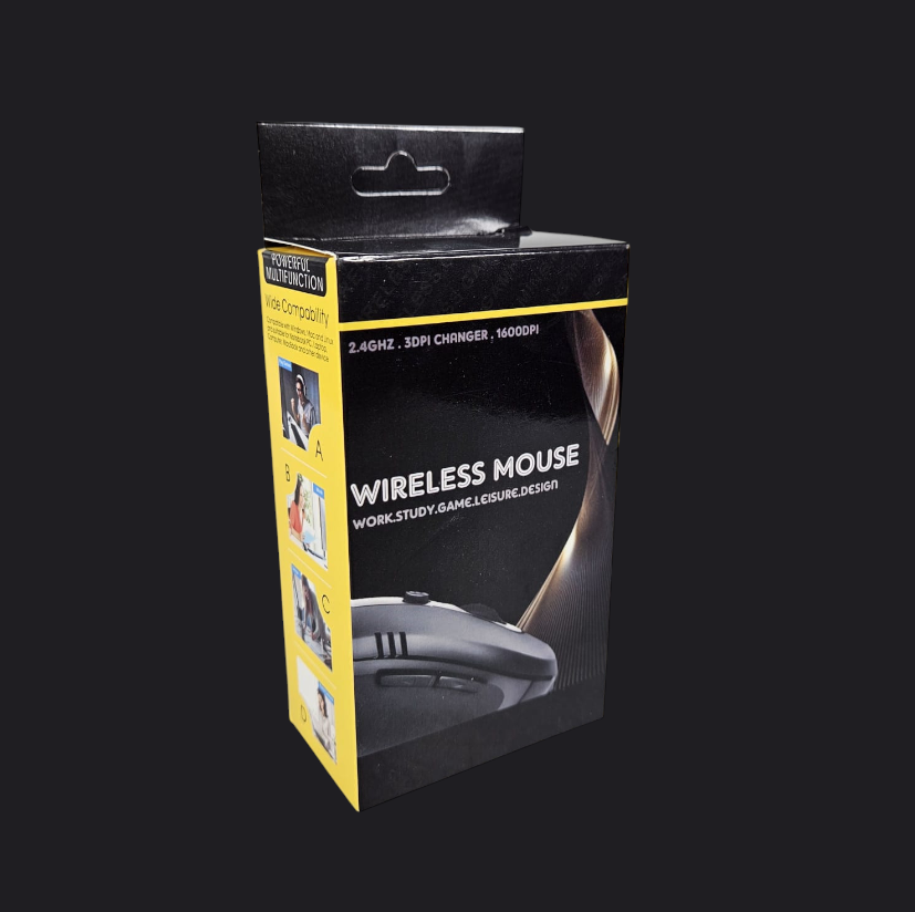 Taffware Mouse Gaming Wireless Optical 2.4GHz Ergonomic 1600DPI - W4 Gambar produk Taffware Mouse Gaming Wireless Optical 2.4GHz Ergonomic 1600DPI - W4