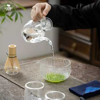 Gambar produk One Two Cups Mangkuk Teh Chawan Kaca Japanese Matcha Bowl 500ml - W5ML