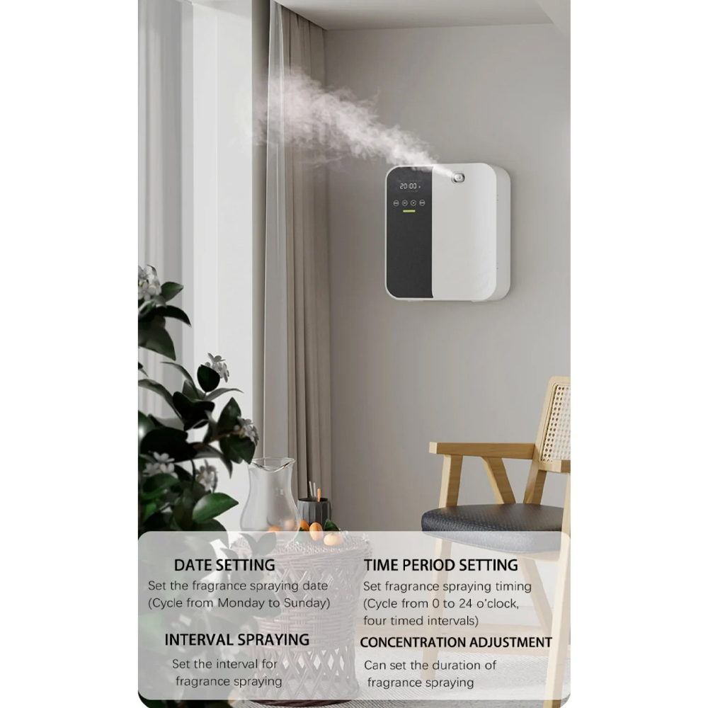 Gambar produk MIVM Diffuser Essential Oil Aromatherapy Bluetooth LCD Display 500ml - MV-50