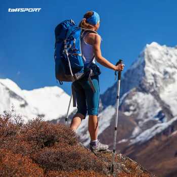 TaffSPORT Tongkat Hiking Telescopic Trekking Pole Aluminium 135cm - X-11 Gambar produk TaffSPORT Tongkat Hiking Telescopic Trekking Pole Aluminium 135cm - X-11