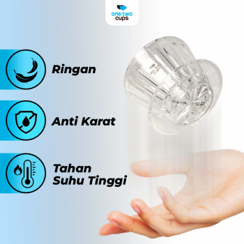 One Two Cups V60 Coffee Dripper Alat Seduh Kopi Manual Plastik 1-2 Cup - B75 Gambar produk One Two Cups V60 Coffee Dripper Alat Seduh Kopi Manual Plastik 1-2 Cup - B75