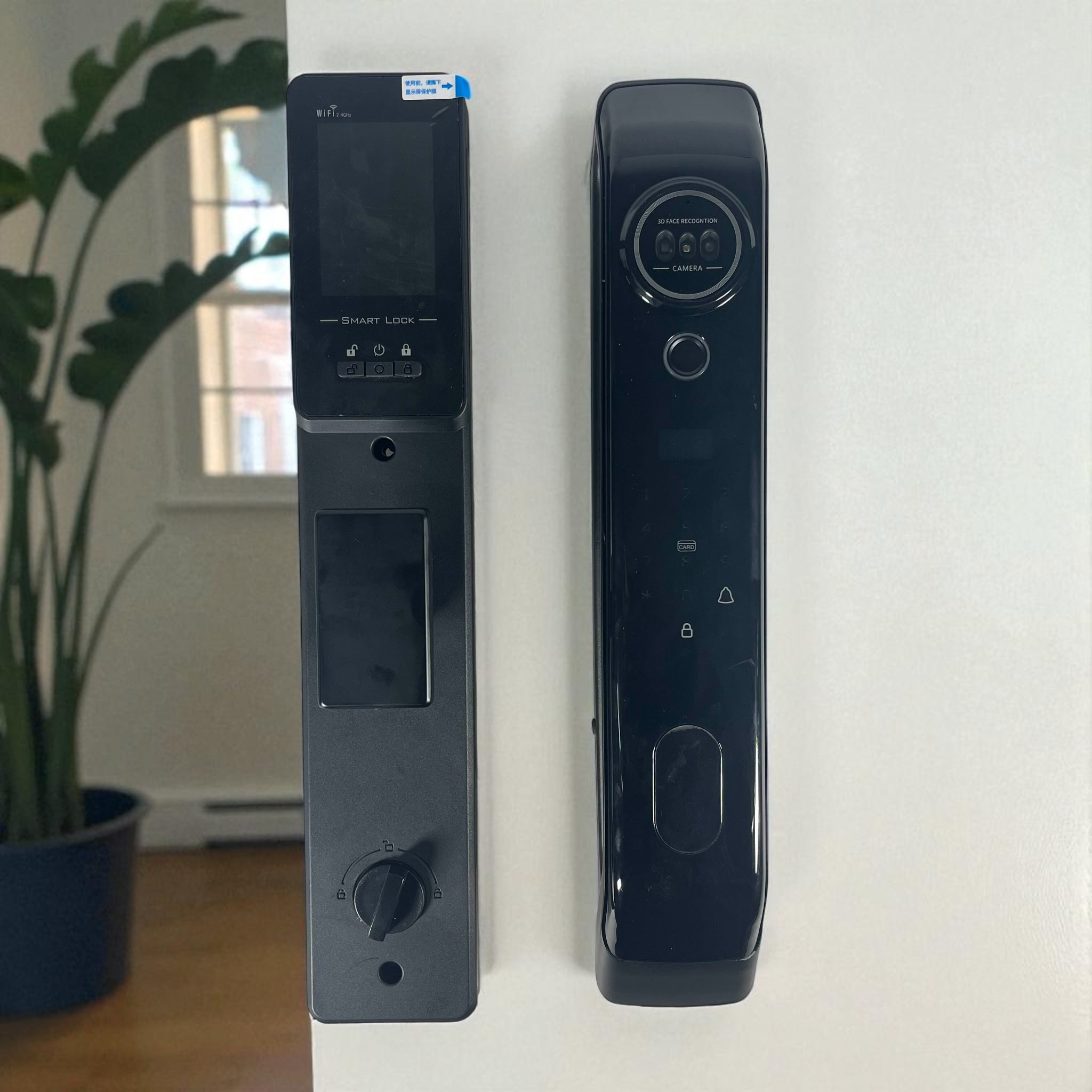 Gambar produk Glomarket Smart Door Lock Fingerprint Face Recognition App Intercom - B02RL-DJ