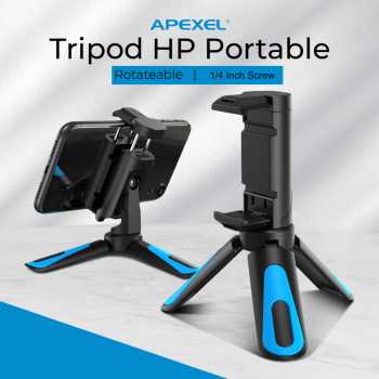 Gambar produk APEXEL Tripod HP Monopod Portable Rotateable 1/4 Inch Screw - APL-JJ08